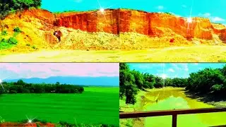 ভাইকে নীয়ে ঘুরতে গেলাম গ্রামের এক টিল্লাতে নদী পার হলাম অনেক বিপদ থেকে বেচে এক বাশেঁর উপর দিয়ে । 