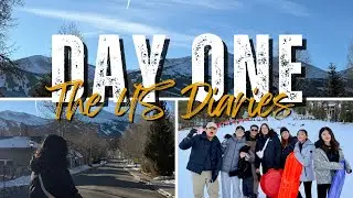 The US Diaries Day 01 | I fell in the snow&hellip; and family chaos :p