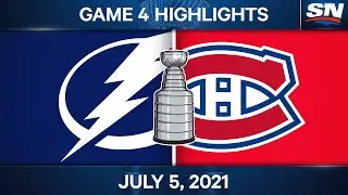 NHL Game Highlights | Lightning vs. Canadiens, Game 4 &ndash; Jul. 05, 2021