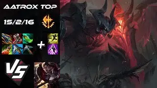 TOP Aatrox vs Darius - EU Challenger Patch 25.19