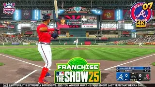 MLB The Show 25 Atlanta Braves vs Arizona Diamondbacks | Franchise Mode #7 - Gameplay PS5 4K 60fps
