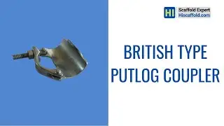 scaffolding fittings British type putlog coupler BS1139
