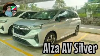 Belanja pusing keliling Perodua Alza AV Silver.
