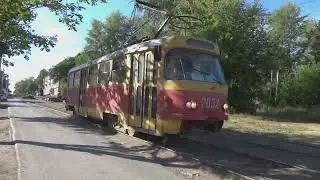 #tram #bus #russia транспорт трамвай троллейбус автобус  россия видео татра старая едет 2022 архив
