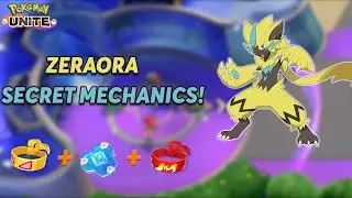 Pok&eacute;mon Unite Zeraora SECRET MECHANICS! | Zeraora BEST Build & Master Gameplay &🔥Held items🔥