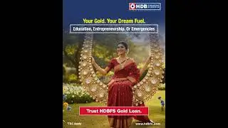 Your Gold Your Dream Fuel | HDBFS Gold Loan #hdbfinance #goldloans #easyemi #