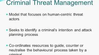 What is Criminal Threat Management