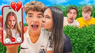 GRABO al NI&Ntilde;O MESSI BES&Aacute;NDOSE con OTRA CHICA Y LE PILLO!
