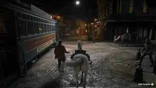 Quiet City Walk on Horseback in RDR2 | No Music #NoMusicGameplay