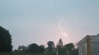 16th of July thunderstorm in Rūjiena, Latvia