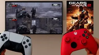 How to play Gears of War 2 with 2 players on one screen (any platform)