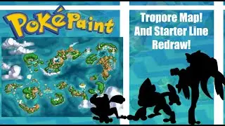 Redesigning the Map for my Pok&eacute;mon Region... and more (Drawing Fakemon)