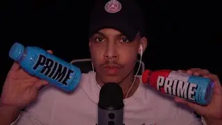 ASMR Trying PRIME HYDRATION.. (Drinking Sounds)