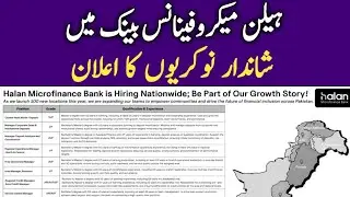 Halan Microfinance Bank Jobs 2026 How To Apply Online | microfinance bank jobs 2026 | Voice UU