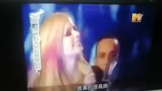 #avrillavinge won #EMA #2007 part 1