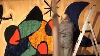 Trasllat del Tapís de Tarragona de Joan Miró i Josep Royo a Londres