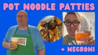 OCTOBER KITCHEN: Pot Noodle patties and homemade negroni