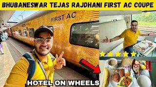 Bhubaneswar Rajdhani Express First Class Journey | IRCTC First AC Food Review 😱 | Tejas Rajdhani
