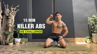 15 Min High Intense ABS Workout | Killer AB Challenge at Home