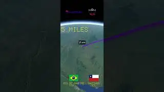 Rio de Janeiro (🇧🇷) - Santiago (🇨🇱) LATAM Airbus 321-211(SL) #latam #a321 #chile #brasil #shorts