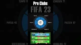 FIFA 23 Pro Clubs | BESTE Einstellungen f&uuml;r defensive Pros 𝙐𝙋𝘿𝘼𝙏𝙀 | Level 100 | Extrem OP #shorts
