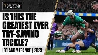 UNBELIEVABLE TACKLE 🔥 | Antoine Dupont with one the best try-saving tackles