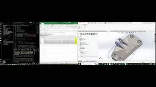Automated DfAM Workflow in SolidWorks | Topology Study via VBA, Excel & Python