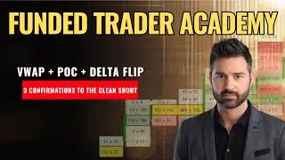 Inside Our Live Trading Room | POC + VWAP Confluence &rarr; Delta Flip Short