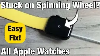 Все Apple Watch: застряли на вращающемся колесе? Попробуйте сначала это!