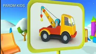 Road Rular Leo's Car | Clean Road Leo's Car 🛣️ | Kids Leo's Car | Parom Kids ||