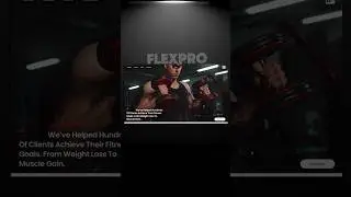 Modern Gym Website Design In Figma | Figma Tutorial  #shorts #figma