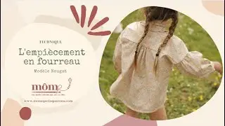 Pas à pas - La technique du fourreau - Modèle Nougat
