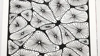 Zentangle patterns / easy doodling patterns #art #zenpatterns #zentangle #doodle #zendoodle 
