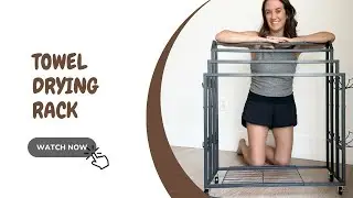 Rolling towel drying rack | outdoor and laundry drying rack | Amazon home finds