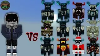 Dusttale Murder Sans vs Warden Plus (Wardens) | Minecraft Bedrock | MobBattle