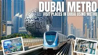 Dubai Metro Vlog | Riding Dubai Metro for the First Time | Route, Experience & Tips