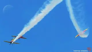 BIAS 2019 Hawks of Romania morning display and formation flight with Tarom. #bias #extra300