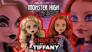 ¡VALIÓ LA PENA LA ESPERA!😍| Set Monster High Skullector Chucky y Tiffany ¡Unboxing y revisión! 🔪❤️