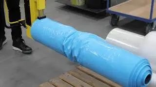 Dotec roll handler probe type for wide rolls