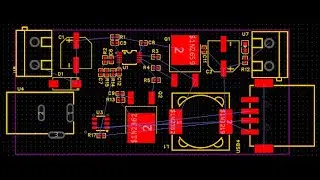 Synchronous Buck Converter with USB Port for Power Supply - PART 2 Component Placement