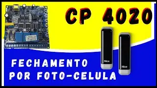 Como Ativar ou Desativar o fechamento por fotocelula na Placa Dupla CP 4020F Peccinin ou Nice