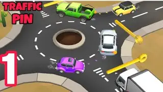 Traffic Pin - Gameplay Walkthrough Part 1 All Levels 1-20 ( android & iOS )