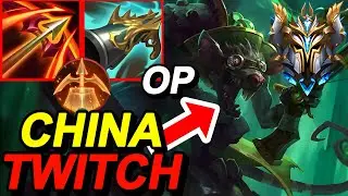 Wild Rift China Twitch ADC | Sovereign 177LP Rank Gameplay | Omega Squad Twitch Skin | Build & Rune