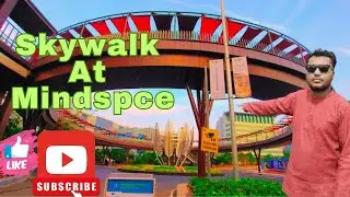 New Skywalk,Raidurg Metro Station In Hyderabad. #explore #mindspace #hitechcity #kbmvlogs1m