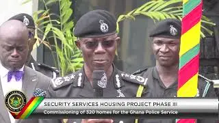 President Akufo-Addo Commissions 320 Housing Units for Ghana Police Service in Tesano