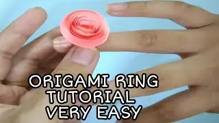 HOW TO MAKE BEAUTIFUL ROSE RING | HOW TO MAKE PAPER THINGS | DIY ROSE RING / PAPER CRAFT IDEAS EP.66