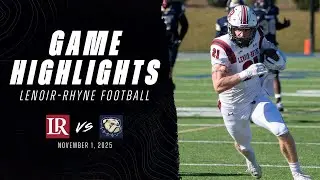 Game Highlights: Lenoir-Rhyne Football at Wingate