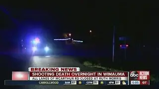 Shooting investigation underway in Wimauma