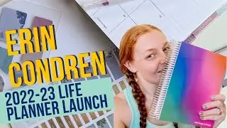 Erin Condren Life Planner Launch 2022-2023 - Colorblends & In Bloom Planner Reveals & Accessories