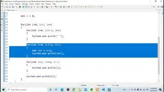 (04) Full Triangle Pattern Printing /Pyramid Pattern Printing in Java Language